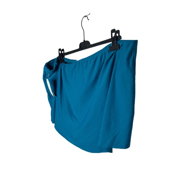 Time and Tru Teal Off-Shoulder Blouse - Picture 1 of 4